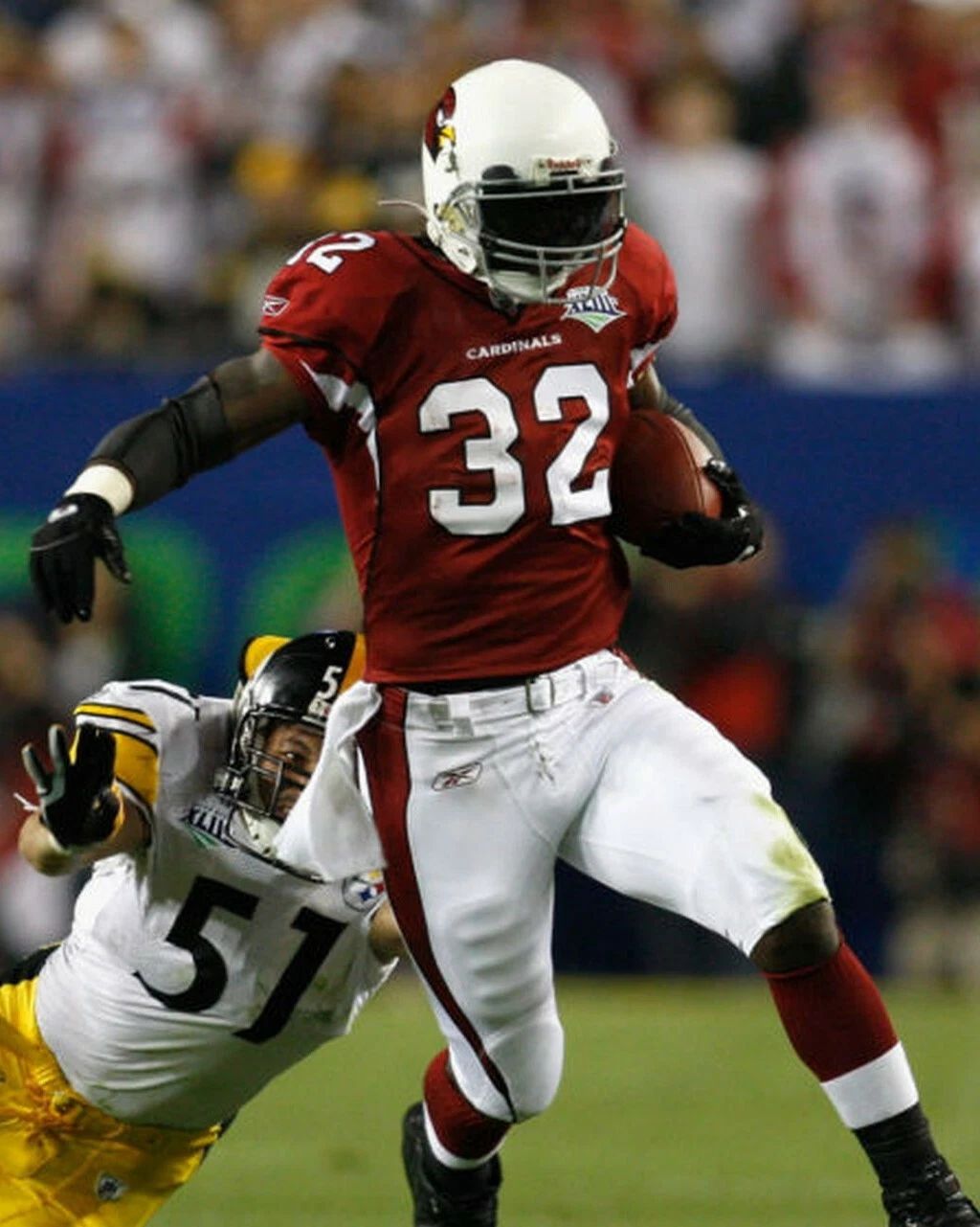 Edgerrin James Magnet Arizona Cardinals Picture Nfl Football Vs Steelers