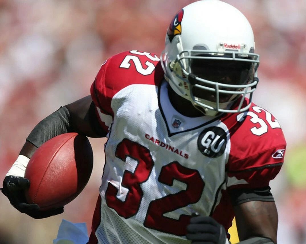 Edgerrin James Keychain Arizona Cardinals Picture Nfl Football With Ball