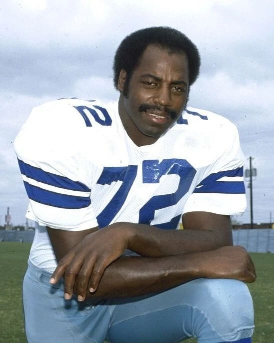 Ed Too Tall Jones Magnet Dallas Cowboys Nfl Football Picture Close Up