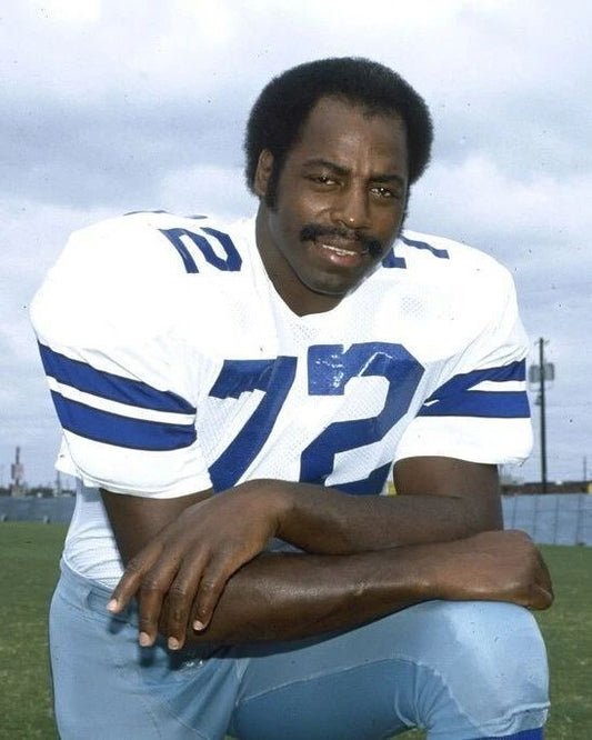 Ed Too Tall Jones Magnet Dallas Cowboys Nfl Football Picture Close Up