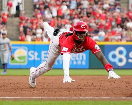 Elly De La Cruz Keychain Cincinnati Reds Baseball Picture Mlb Action