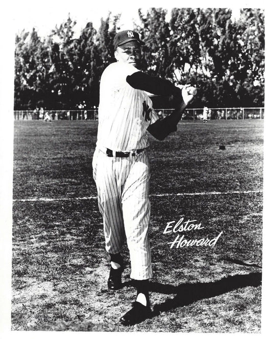 Elston Howard Photo New York Yankees Ny Mlb Baseball Picture