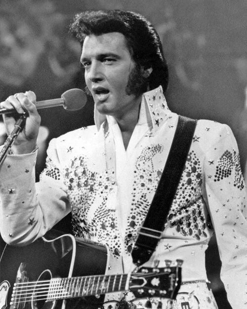 Elvis Presley Glossy Magnet Famous Rock And Roll Singer Print