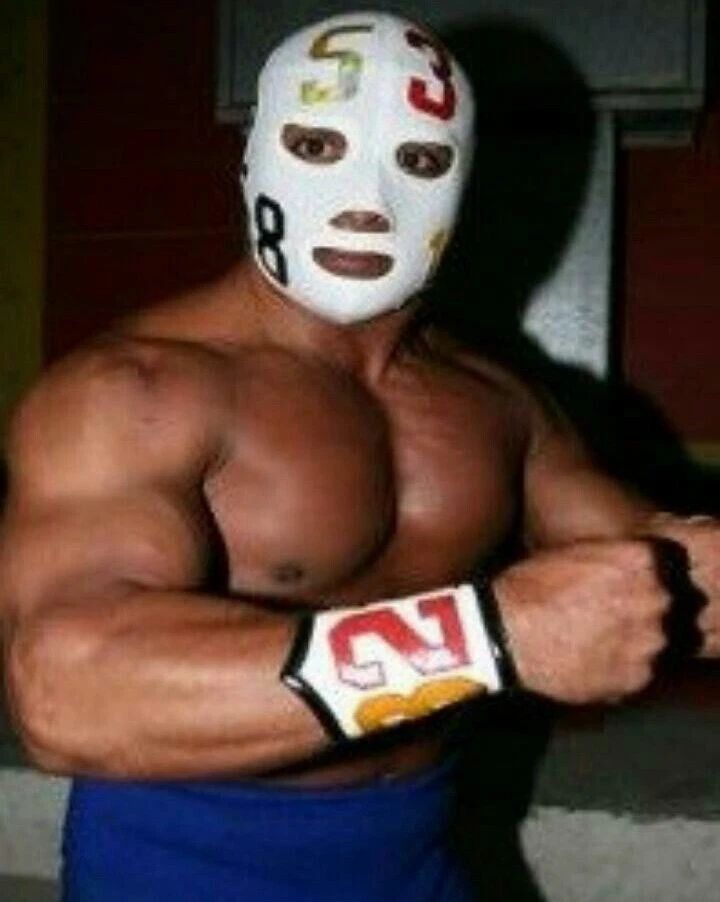 El Matematico Keychain Wrestling Picture Mexico