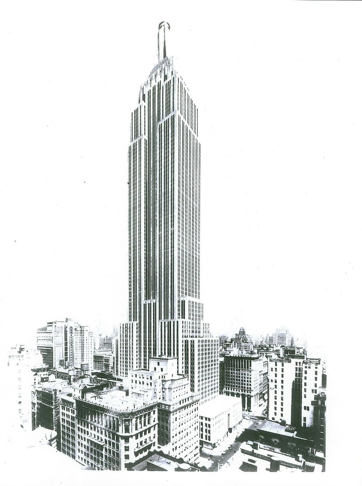 Empire State Building Magnet Picture Nyc Manhattan