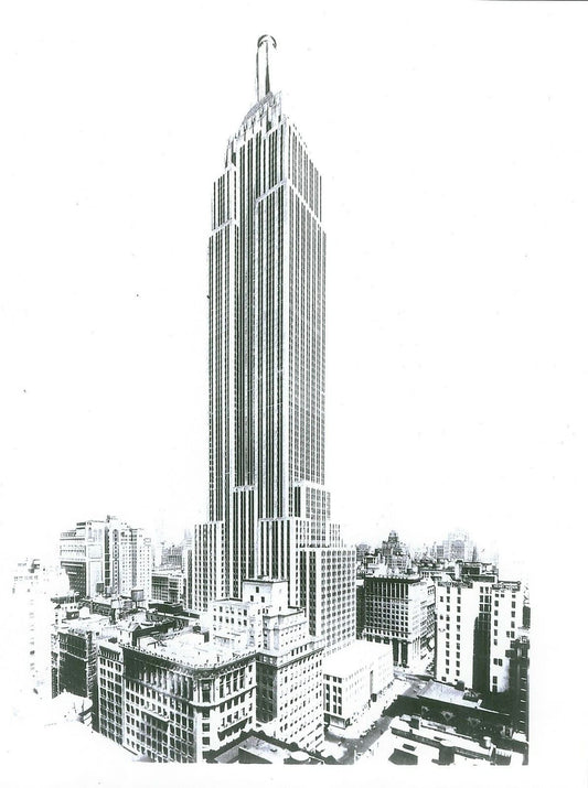 Empire State Building Keychain Picture Nyc Manhattan