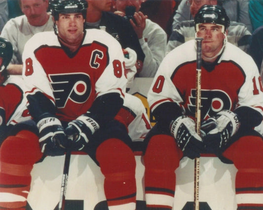 Eric Lindros & John Leclair Photo Philadelphia Flyers Nhl Picture Hockey