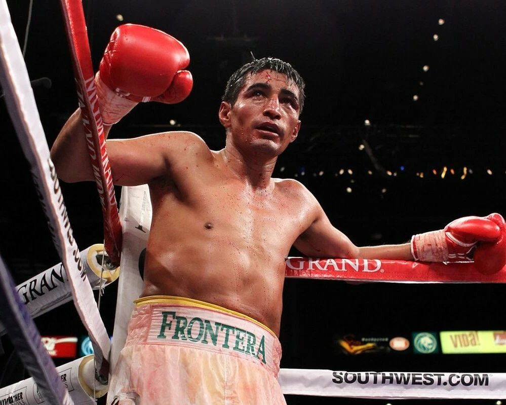 Erik Morales Keychain Boxing Picture