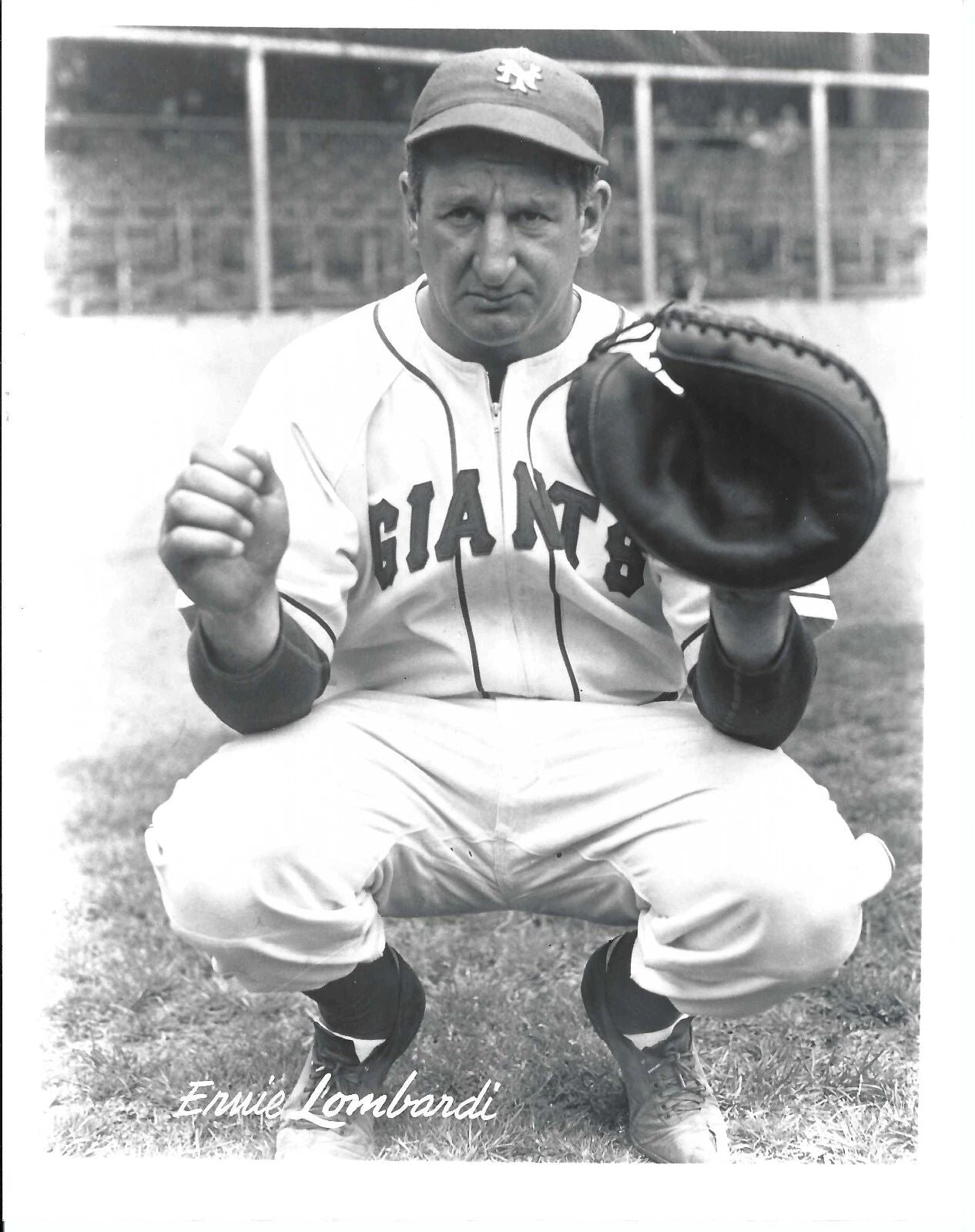 Ernie Lombardi Photo New York Giants Baseball Picture Ny 300 Piece Jigsaw Puzzle