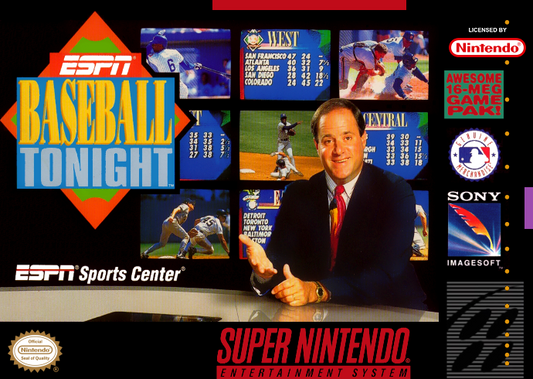 Espn Baseball Tonight (Usa) Snes Print Poster