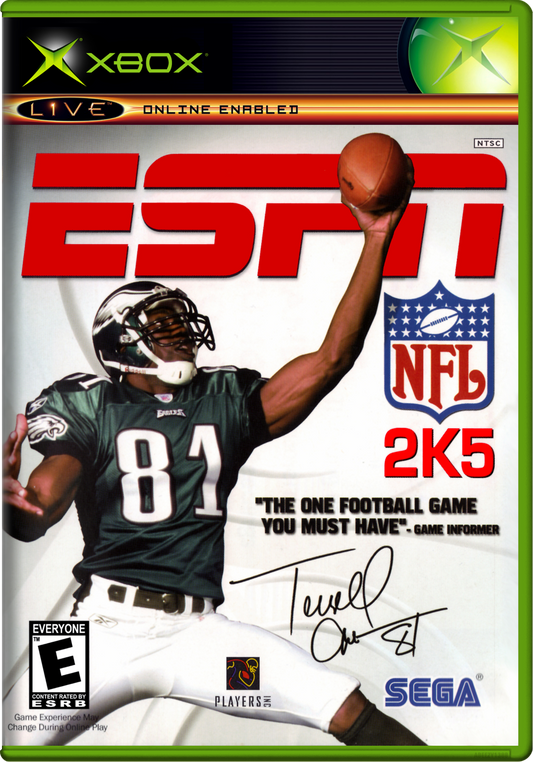 Espn Nfl 2K5 Xbox Print Poster