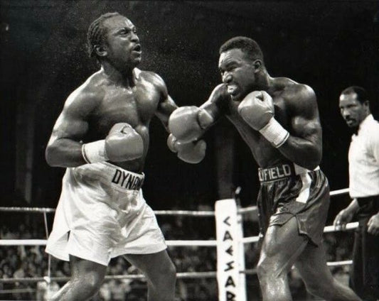 Evander Holyfield Vs Michael Dokes Keychain Boxing Picture