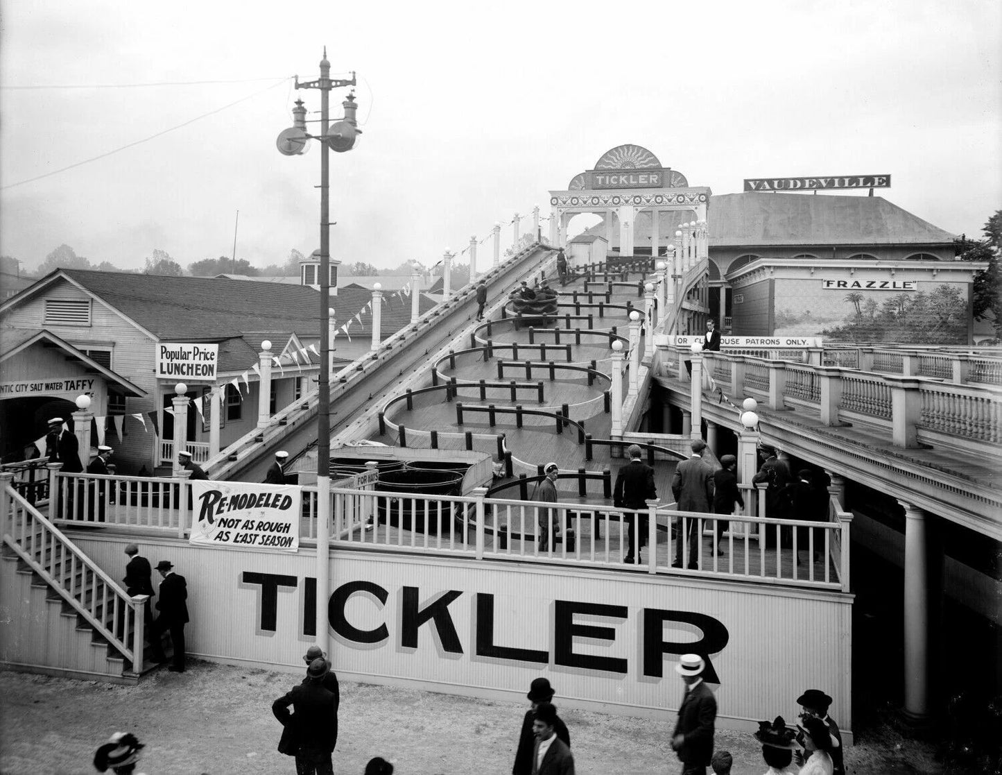 Early 1900'S Tickler Chester Park Cincinnati Oh Vintage Photo Reprint