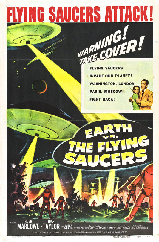 Earth Vs Flying Saucers 01 Movie Magnet