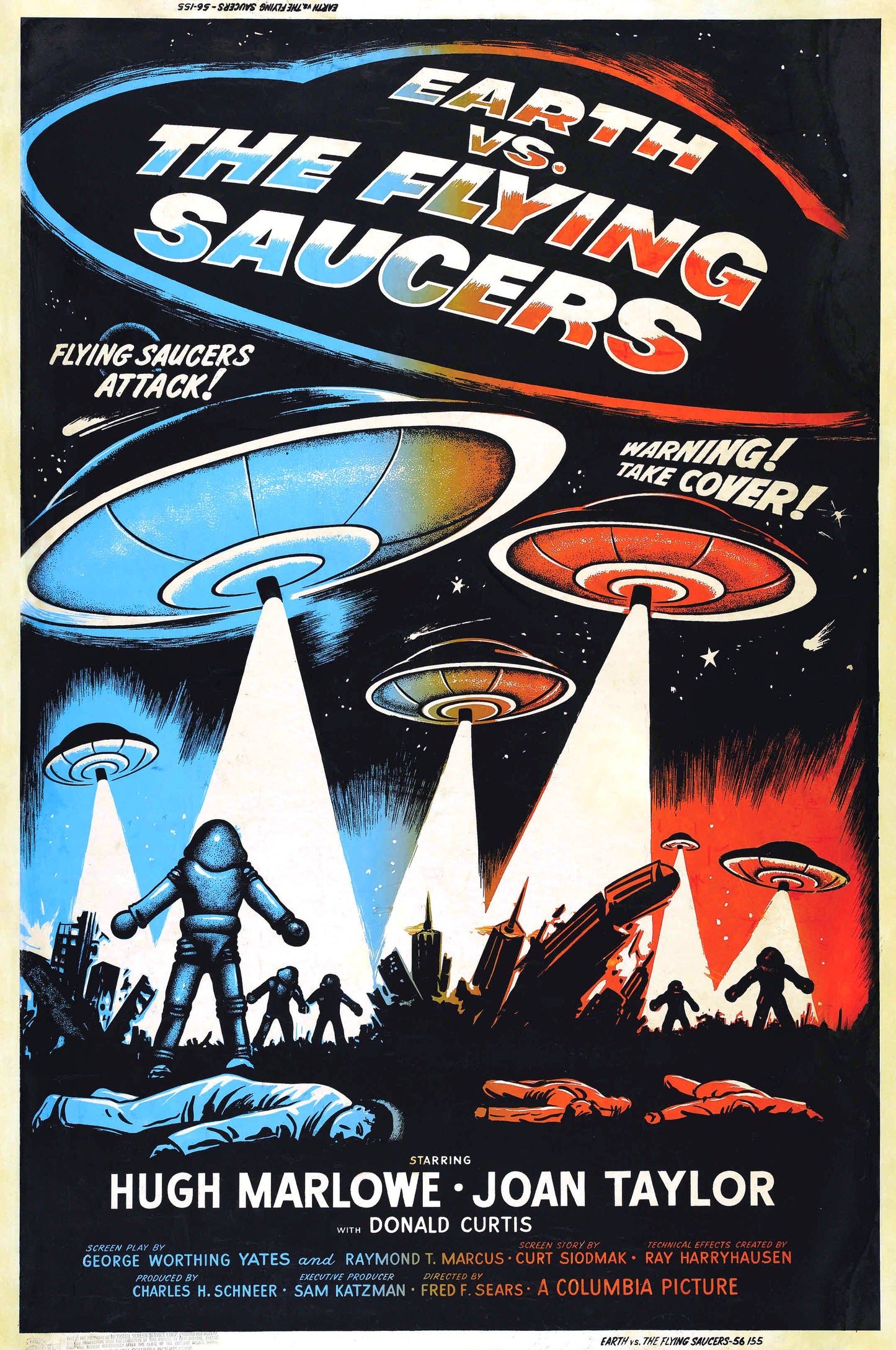 Earth Vs Flying Saucers 03 Movie Magnet