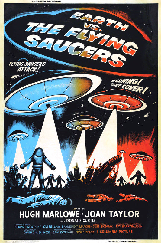 Earth Vs Flying Saucers 03 Movie Magnet