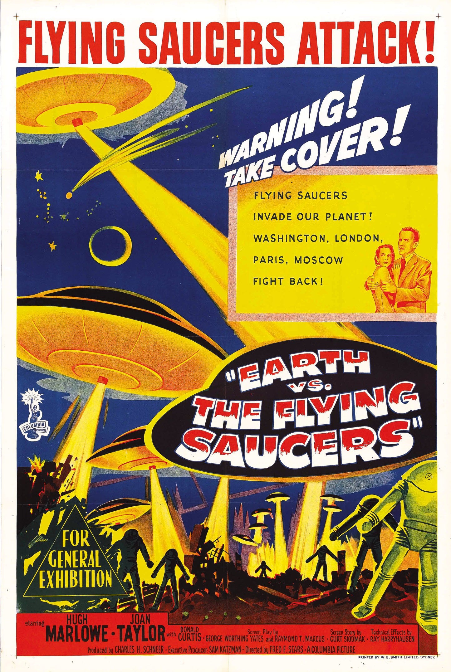 Earth Vs Flying Saucers 04 Movie Magnet