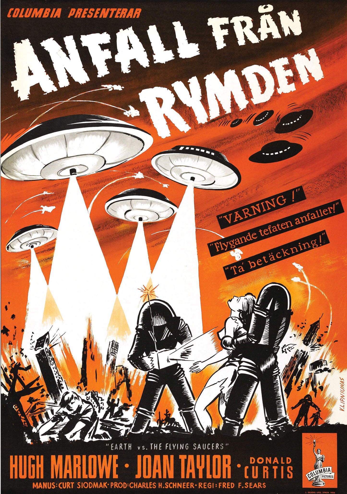 Earth Vs Flying Saucers 05 Movie Magnet