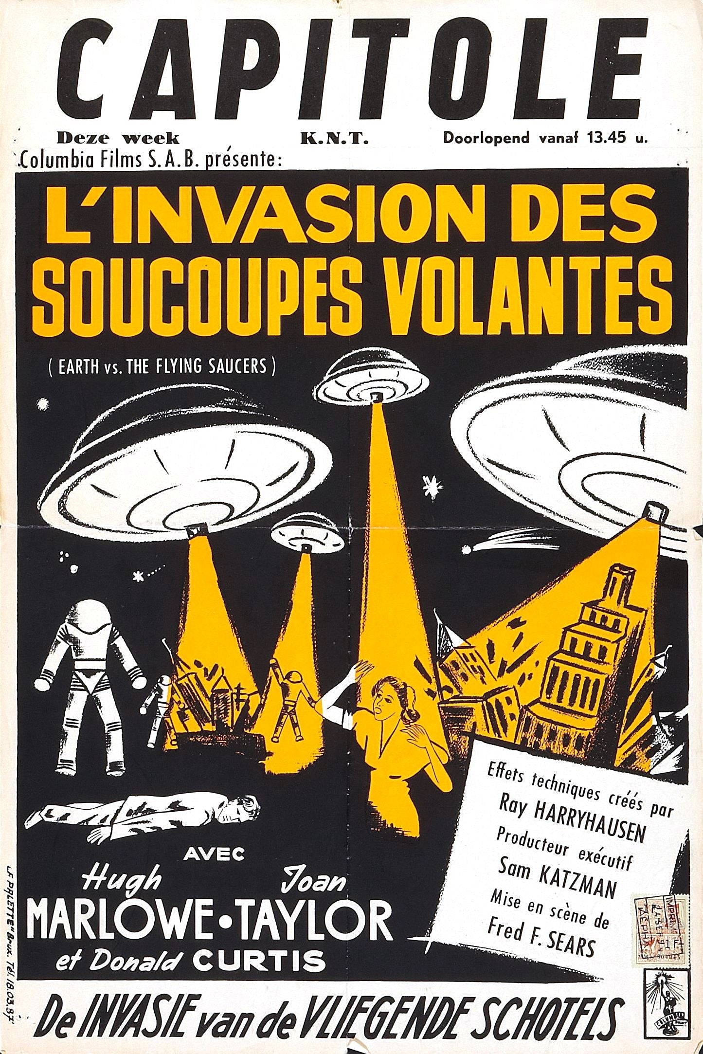 Earth Vs Flying Saucers 06 Movie Magnet
