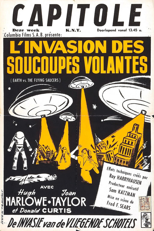 Earth Vs Flying Saucers 06 Movie Magnet