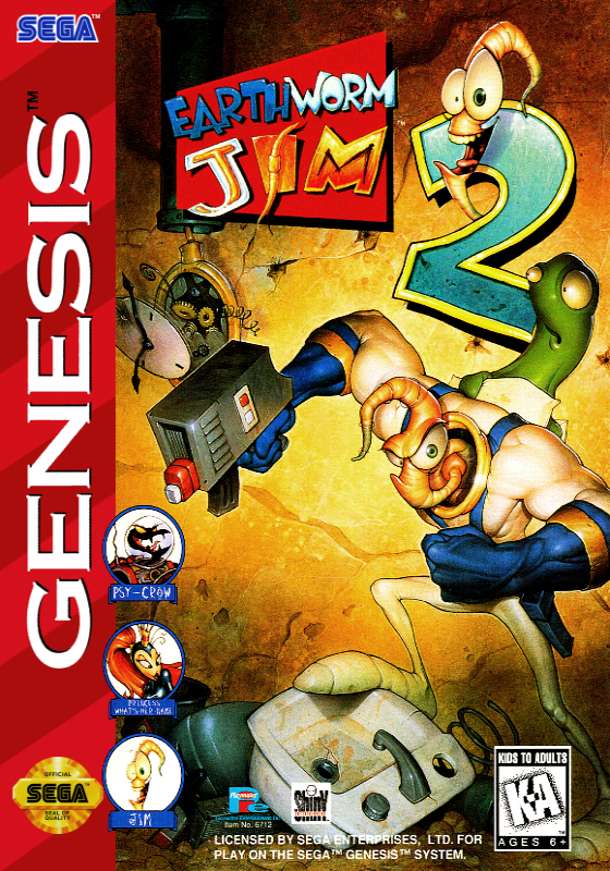 Earthworm Jim 2 (Usa) Genesis Keychain