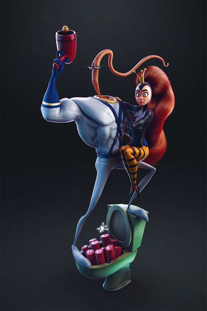 Earthworm Jim Princess Decor Wall Art Jigsaw Puzzle