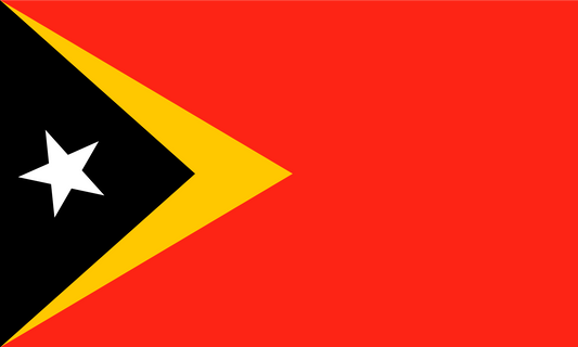 East Timor Flag Print Poster