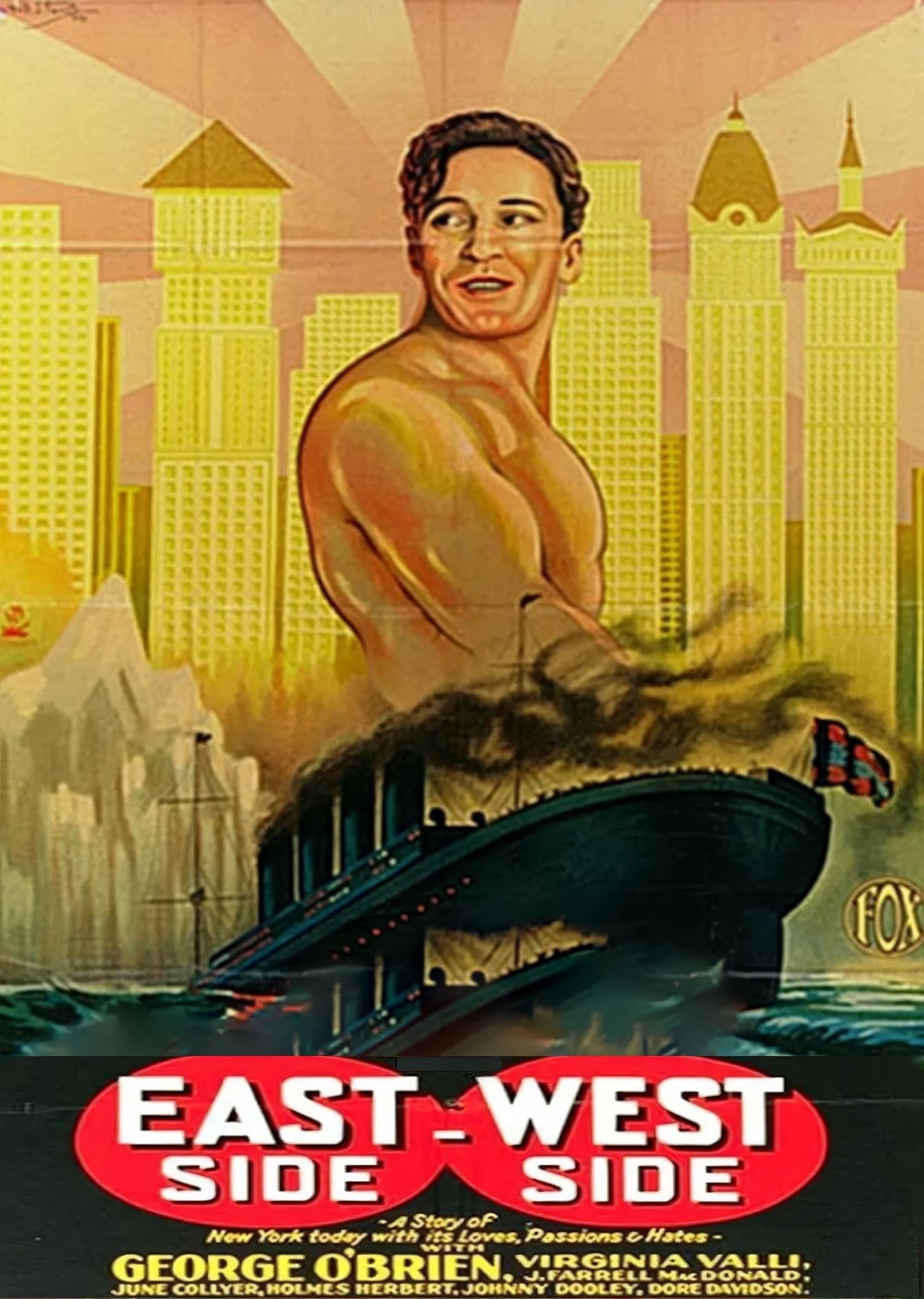 East Side, West Side (1927) Movie Keychain