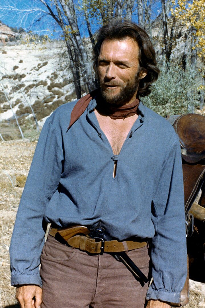 Eastwood In The Outlaw Josey Wales Print Wall Art Home Deco Jigsaw Puzzle