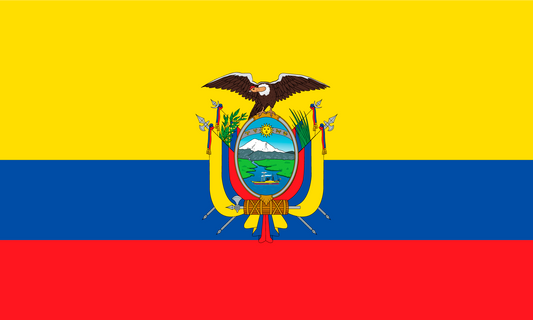 Ecuador Flag Print Poster