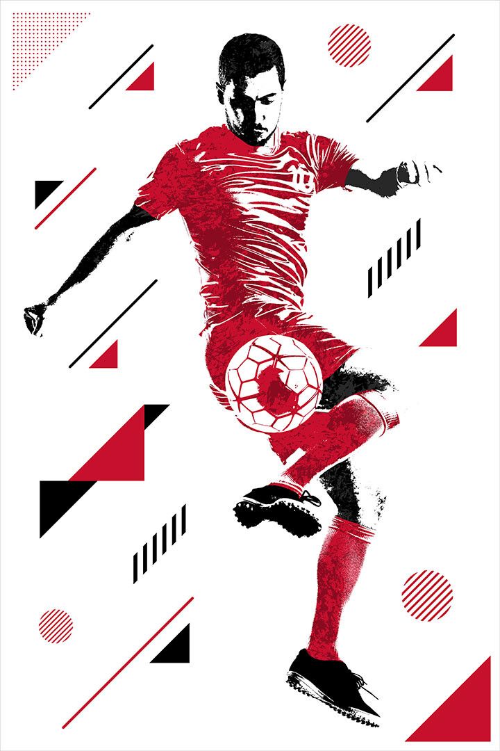 Eden Hazard Celebrity Belgian Soccer Athlete Jigsaw Puzzle