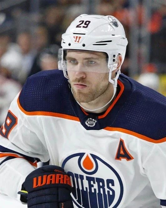 Edmonton Oilers Leon Draisaitl Glossy Photo Nhl Hockey Print Poster 1