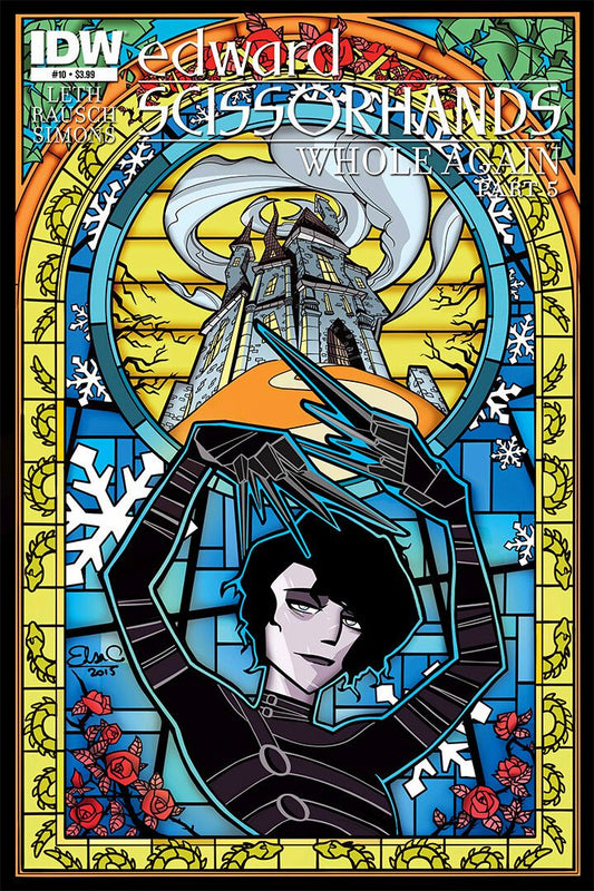 Edward Scissorhands Comicbook Cover Art Home Decor Jigsaw Puzzle