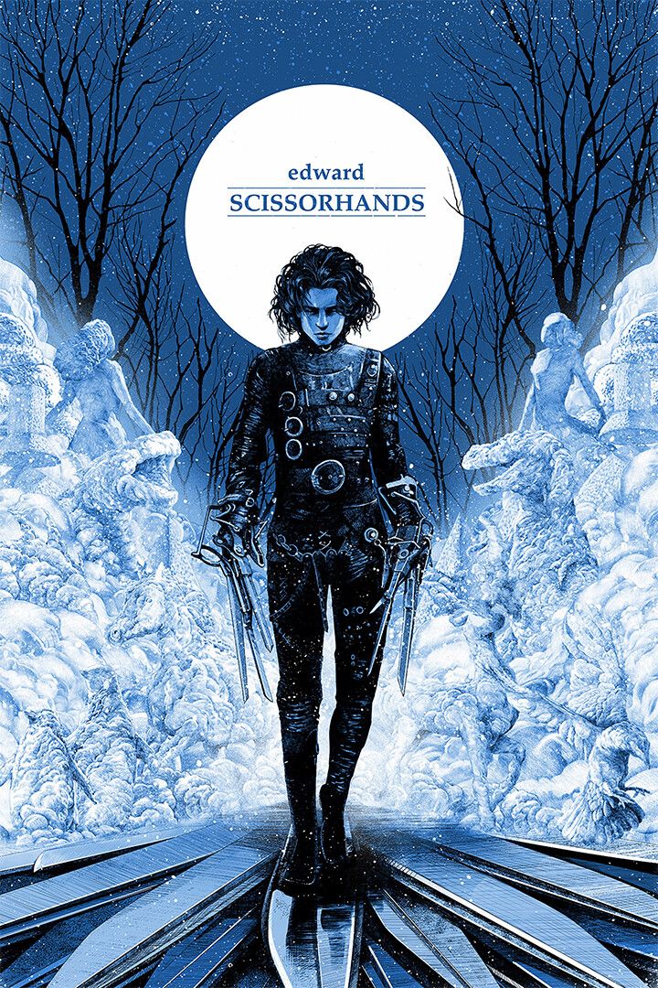 Edward Scissorhands Vintage Classic Movie Jigsaw Puzzle