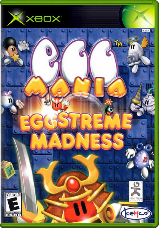Egg Mania Eggstreme Madness Xbox Print Poster