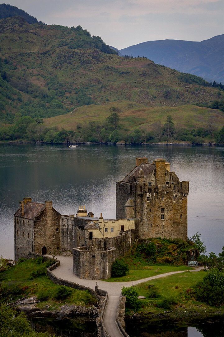 Eilean Donan Castle Loch Duich Scotland Park Print Jigsaw Puzzle