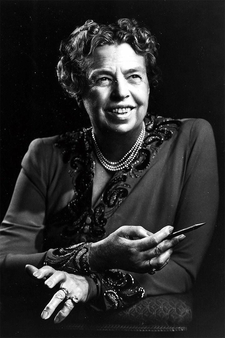 Eleanor Roosevelt Political Activist Print Jigsaw Puzzle