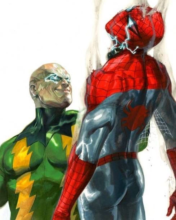 Electro Fights Spider Man 749 Jigsaw Puzzle