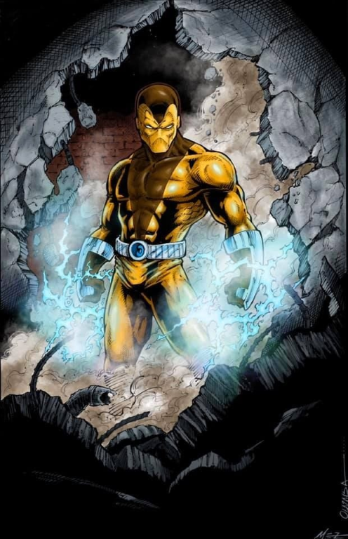 Electro Suit Character 1091 Print Poster