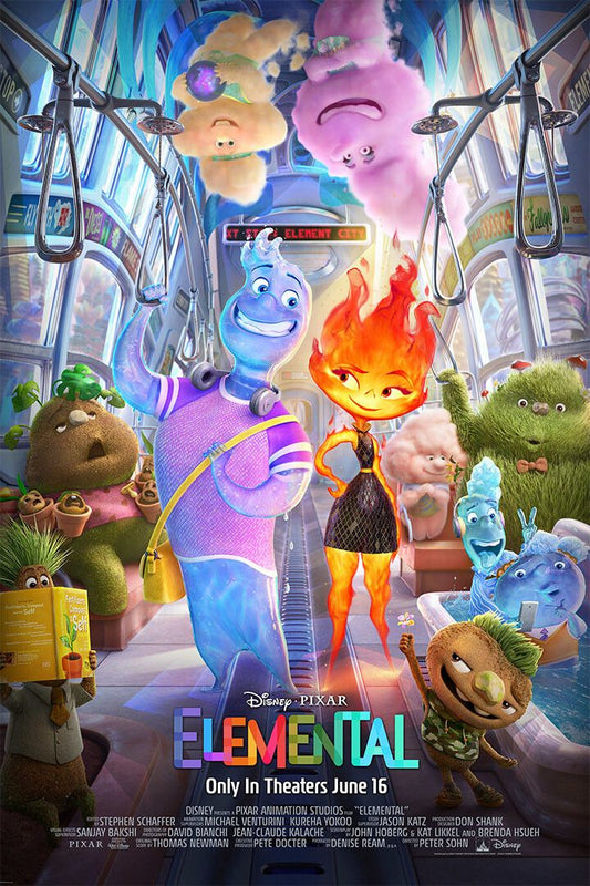 Elemental Animation Adventure Comedy Print Jigsaw Puzzle