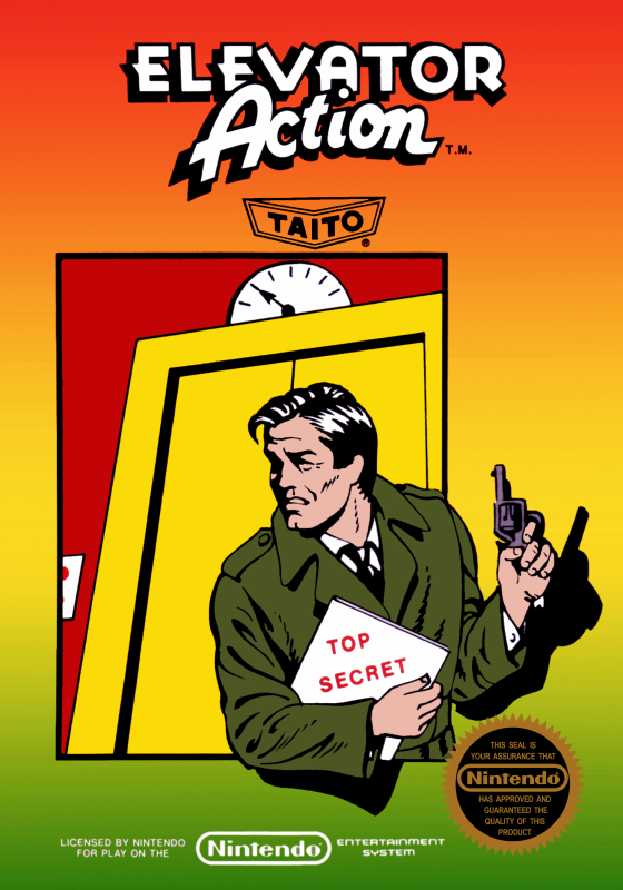 Elevator Action (Usa) Nes Print Poster