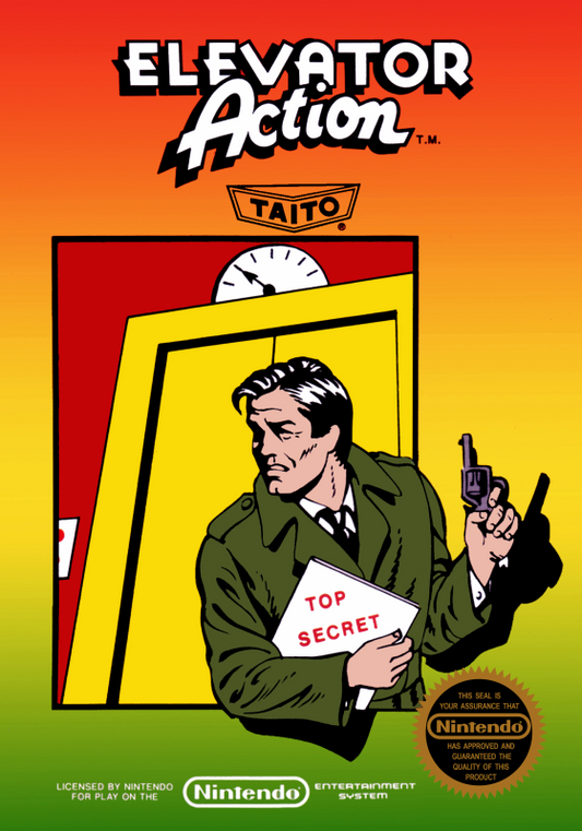 Elevator Action (Usa) Nes Print Poster