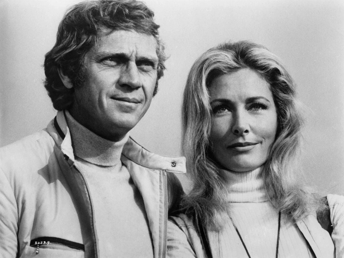 Elga Andersen & Steve Mcqueen 1971 Film Le Mans Picture Magnet Print