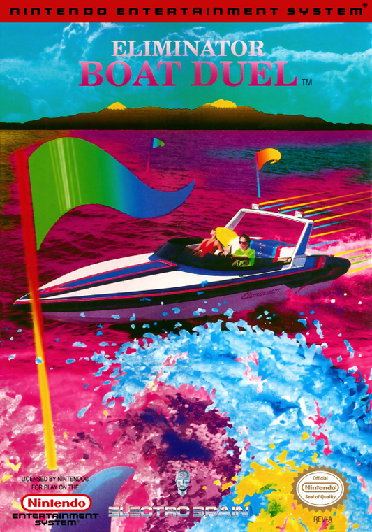 Eliminator Boat Duel (Usa) Nes Print Poster