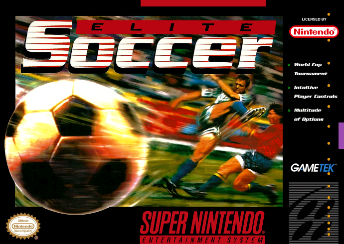 Elite Soccer (Usa) Snes Print Poster
