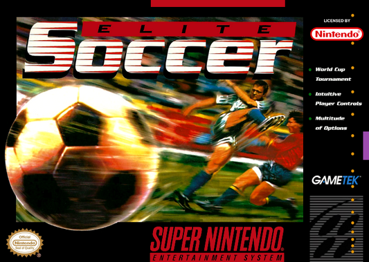 Elite Soccer (Usa) Snes Print Poster