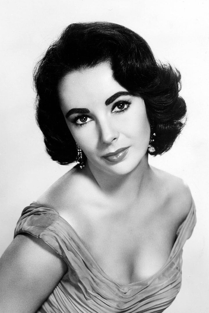 Elizabeth Taylor Britishamerican Actress And Artist Print Keychain