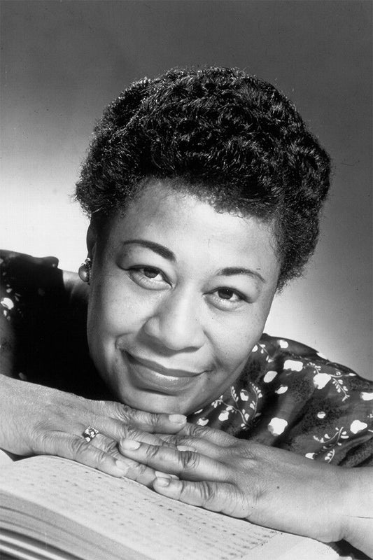 Ella Fitzgerald Jazz Musician Print Jigsaw Puzzle