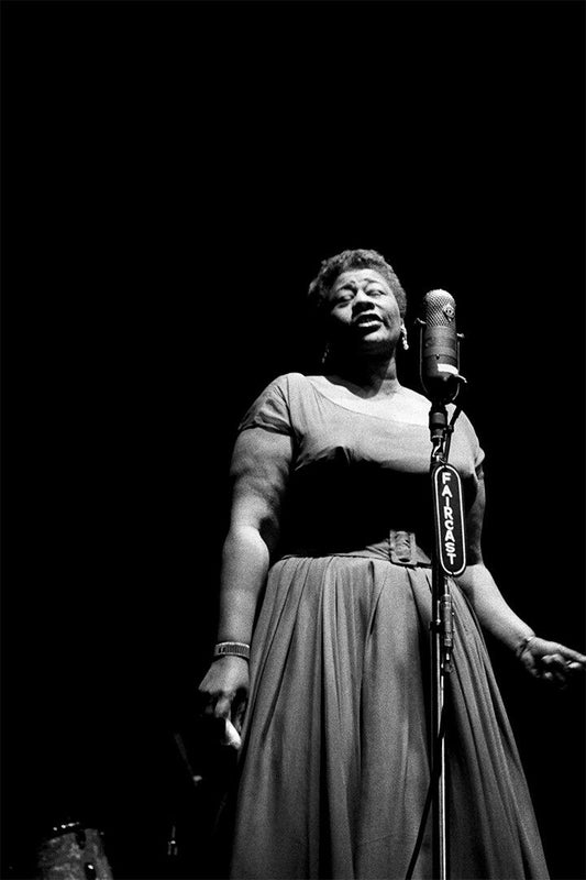 Ella Fitzgerald Performing Live Print Jigsaw Puzzle