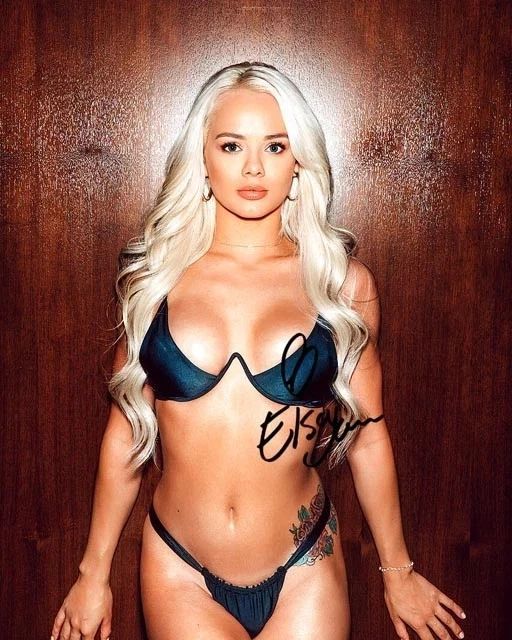 Elsa Jean Sexy Blonde Adult Actress Facsimile Autograph Reprint Magnet